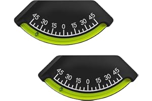Ywingda 2 Pack-Rv Bubble Levels for Travel Trailer|Rv Accessories Bubble inclinometer & Slope Meter for Camper|Boat|Trailer|Off-Road Vehicle|Jeep|Caravan & RV System|Camper Leveling System