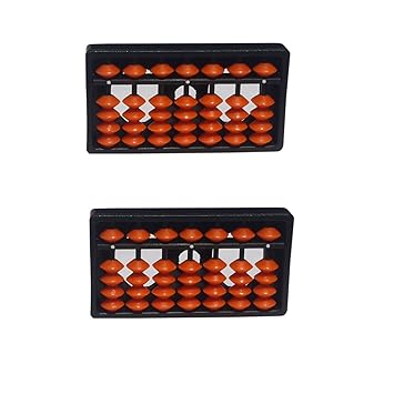 ABIRIA 7 Rod Orange Abacus KIT Set of 2