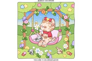 Berrie Coloring Volume 5: Cute and Cozy Coloring Book for Adults & Kids Featuring Easy to Color Animal Illustrations and Ador