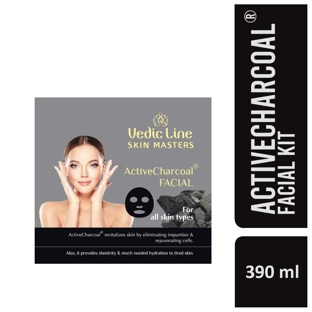 vedic line charcoal face wash