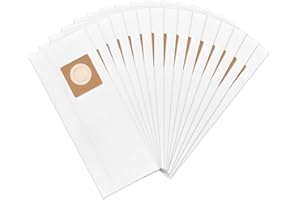Gudotra 15 Packs AH10143 Upright Bags Replacement for Hoover Commercial HushTone CU2 Vacuum Cleaner CH54013 CH54015 CH54113 CH54115 Replace Part AH10143, White
