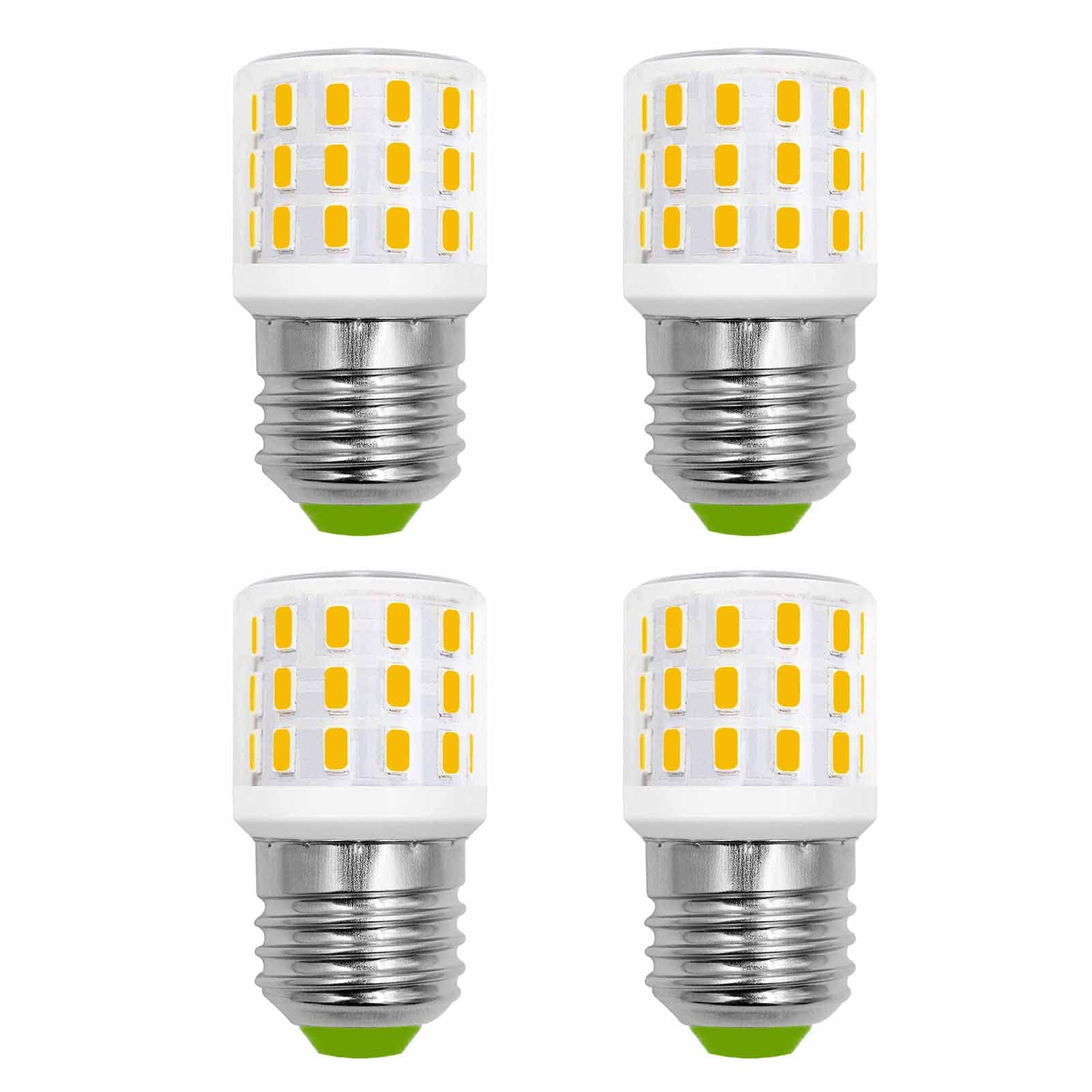TRIJZHOU 4 Pack E27 LED Light Bulb 70w 60w Halogen Equivalent Warm White 3000K 5W 700 Lumen AC 100-265V Medium Screw Base Non-Dimmable 360°Beam Angle No Flicker Corn led Bulbs