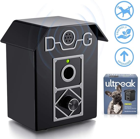 ULTPEAK Anti Barking Device, Ultrasonic Dog Bark Stopper, Waterproof