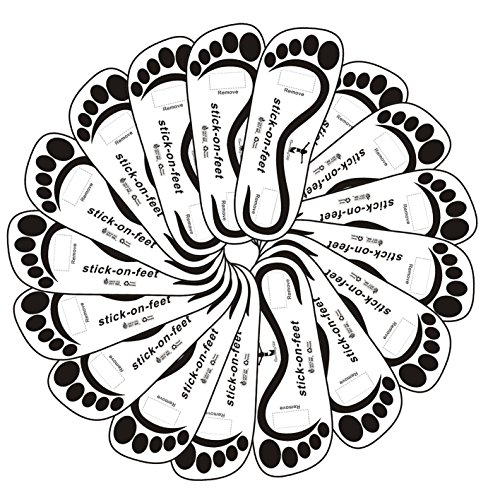 60Pairs(120feets) Spray Tanning DISPOSABLE STICK ON FEET PADS