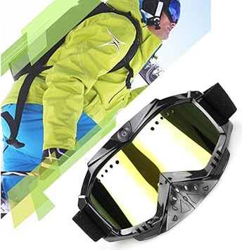 Amazon Wimius Hd 1080p スノーゴーグルビデオカメラ 眼鏡 メガネ 小型カメラ ゴーグルスノーボードスノーモービル スキーmicrosd32gbまで対応 ゴーグル