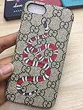 iPhone7/8 Plus Bankertedb (Fast US Deliver Guarantee Fulfilled by Amazon) GU Fashion Graphic Style PU Leather Case Cover for Apple iPhone 7 Plus iPhone 8 Plus (Red Snake)