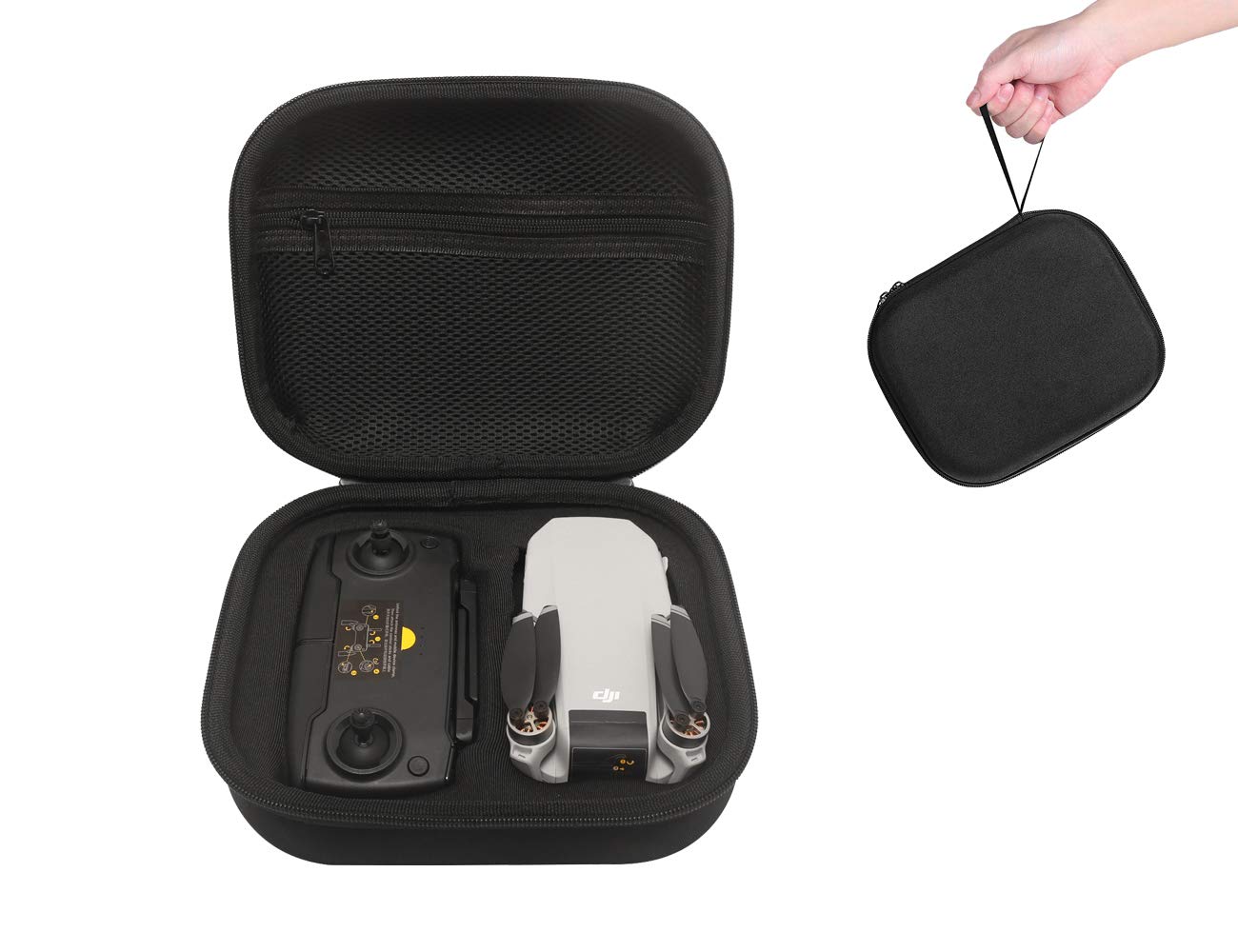Tineer Mavic Mini Carrying Case - EVA Hard Shell Storage Bag Travel Case Protective Drone Body and Remote Controller for DJI Mavic Mini Fly More Combo Accessory