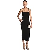 Michael Kors Womens Chain Strap Midi Dress