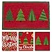Regal Cozy Living Christmas Doormat - Coir Door Mat with Decorative Seasonal XmasTree Design for Outdoor Use - 18