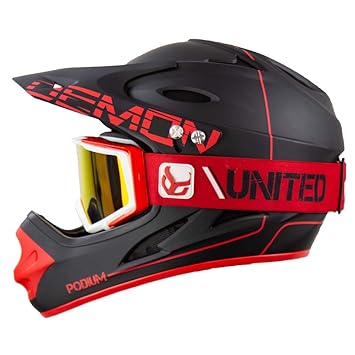demon united podium full face mountain bike helmet