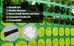 PotatoLife Plastic Mesh Fence Safety