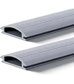 2-Pack 39" Door Threshold Insert – Vinyl Weather Stripping For Adjustable Aluminum Door Seals, 1-5/16 X 3/8, Cuttable, Gray