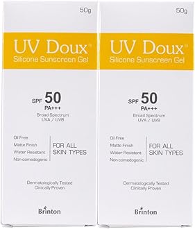 Brinton Uvdoux Sunscreen Face-Body Gel 50 Spf 50G (Pack Of 2)