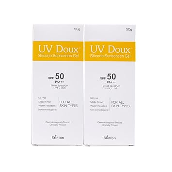 Brinton Uvdoux Sunscreen Face-Body Gel SPF 50 (Pack Of 2)