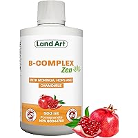 B-Complex Zen – Helps to Relieve Stress - Complete Natural Formula – with Hops, Chamomile & Moringa – Fast Absorption – 500ml