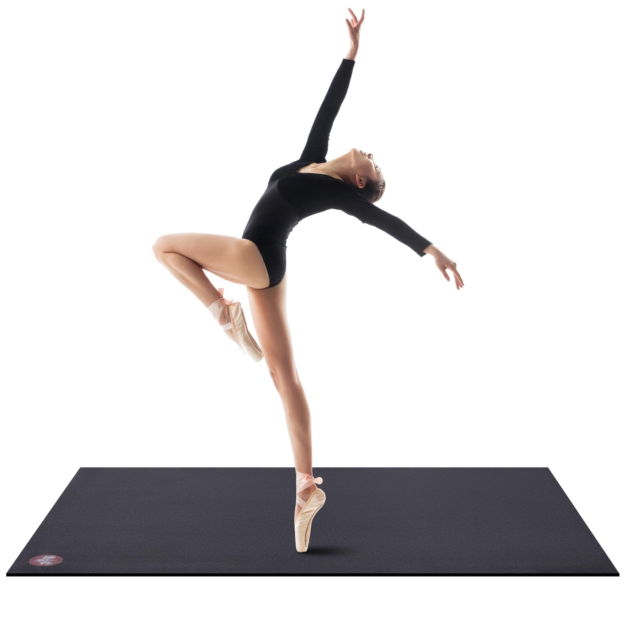 Photo 1 of Tristcily Dance Floor Mat, 7MM Thick Non-Slip PVC Dance Flooring for Ballet,Yoga, Fitness,Flamenco Dancing, Pop Portable Floor Mat Perfect for Home, Studio, and Events(6ft x 4ft)