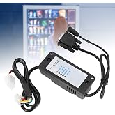 Estink MDB to RS232 Converter, ABS Plastic MDB Payment Device to PC Converter RS232 Adapter Bill Acceptor Computer Serial Port Transfer Box for Connecting MDB Receivers