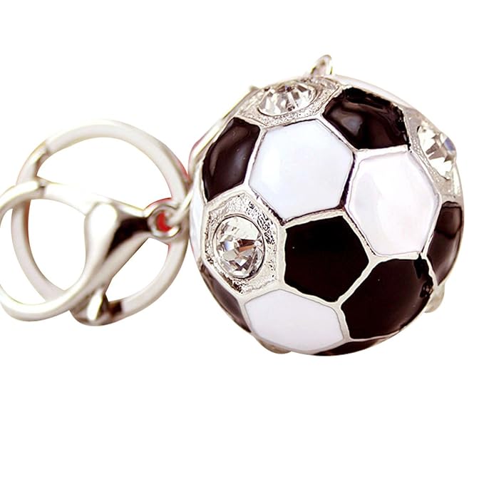 ECYC Llaveros Del BalóN De FúTbol Del FúTbol, Regalo Del Anillo ...