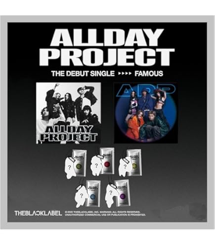 allday project オルデプ famous サイン アルバム Allday Project - Debut Single Famous Standard version CD