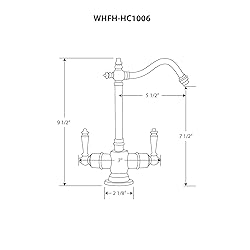 Whitehaus Collection WHFH-HC1006-C Forever Point of
