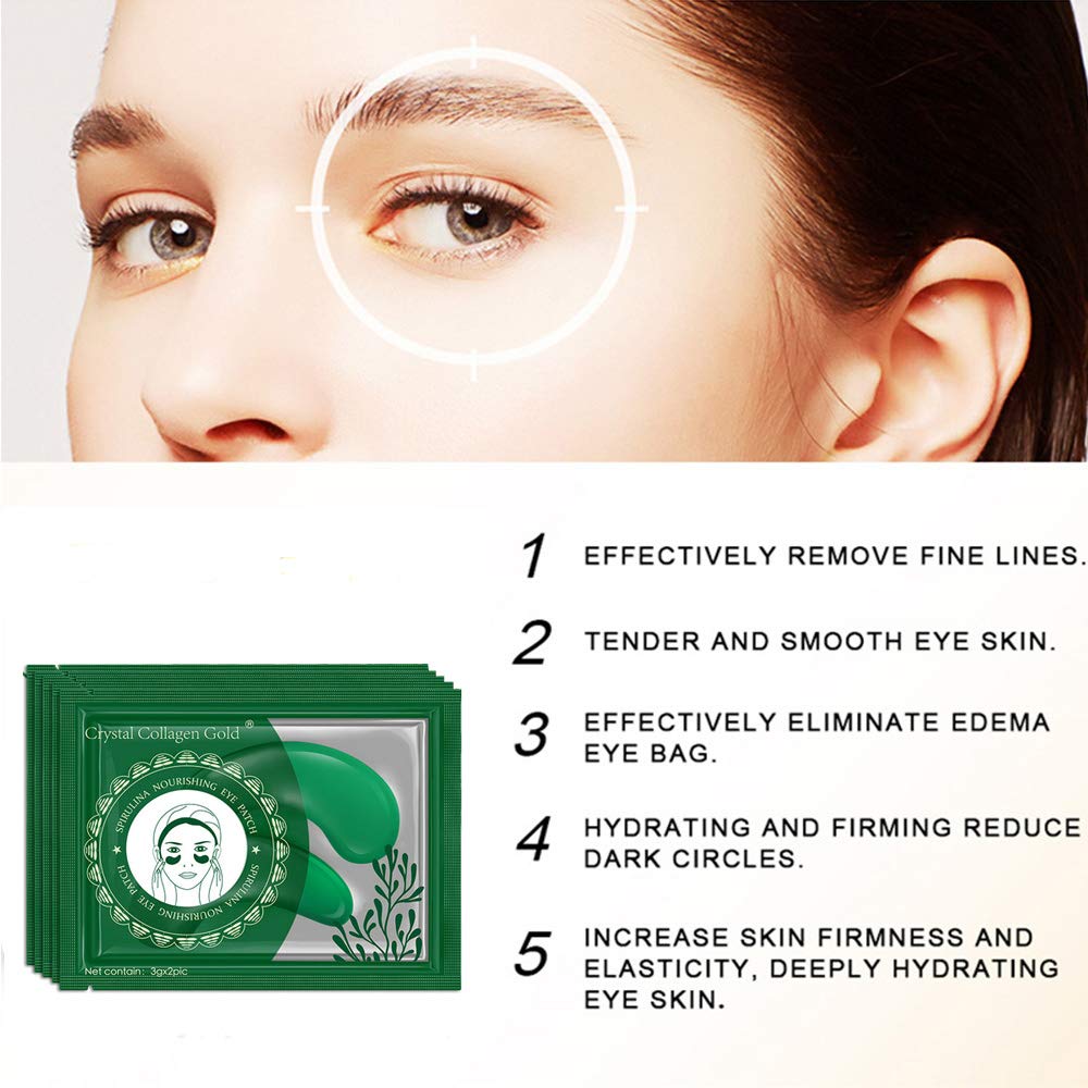 Under Eye Mask, POSTA 20 Pair Collagen Eye Treatment Gels Eye Patches, With Anti-Aging Hyaluronic Acid For Moisturizing & Reducing Dark Circles Puffiness Wrinkles Fine Lines : Beauty