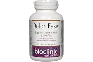 BioClinic Naturals Dolor Ease with Theracurmin and InflamRelief Complex 120 Vegetarian Capsules