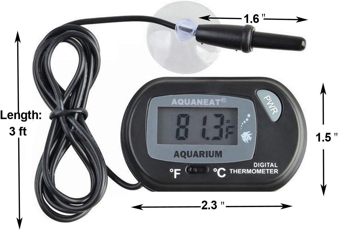 digital aquarium thermometer