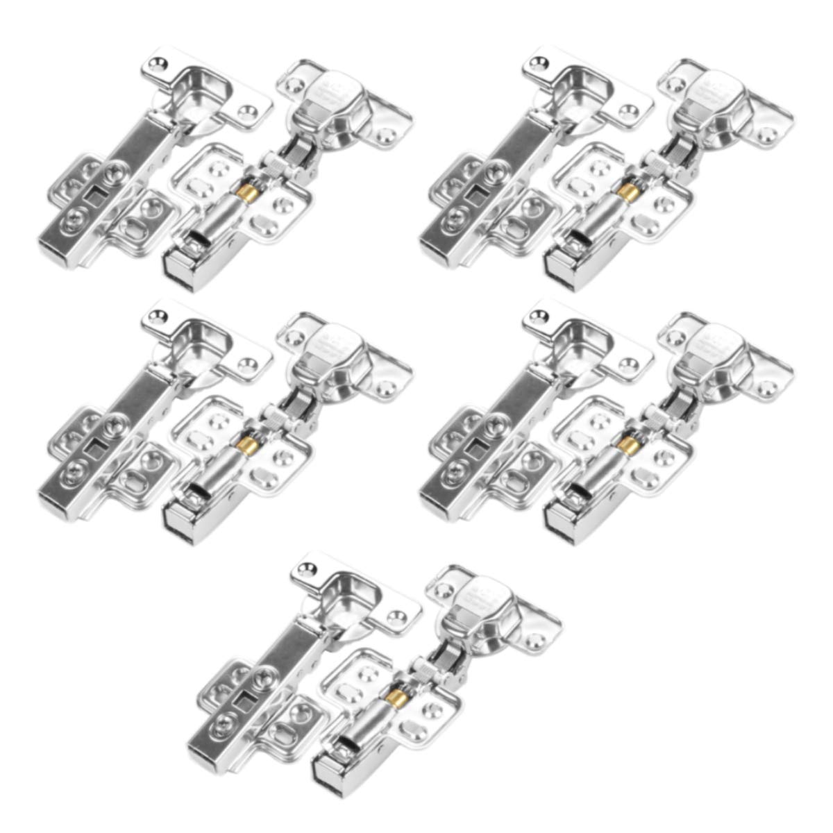 VADANIA Soft Close Kitchen Cabinet Door Hinges, Full Overlay, 5 Pairs