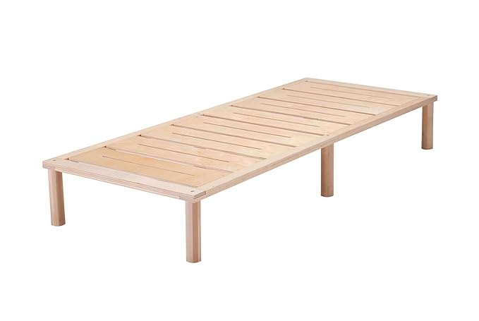 Gigapur G1 26875 Bett | Bettgestell mit Lattenrost | belastbar bis 195 kg je Element | Holzbett 80 x 200 cm