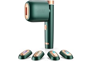BoSidin Pro Permanent Hair Removal Device, Precision for Facial Peach Fuzz, Underarms, Bikini Line and Legs (Green)
