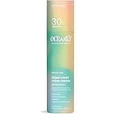ATTITUDE Oceanly Tinted Face Cream Stick with SPF 30, EWG Verified, Plastic-Free, Broad Spectrum UVA/UVB Protection with Zinc Oxide, Universal Tint, Unscented, 1 Ounce