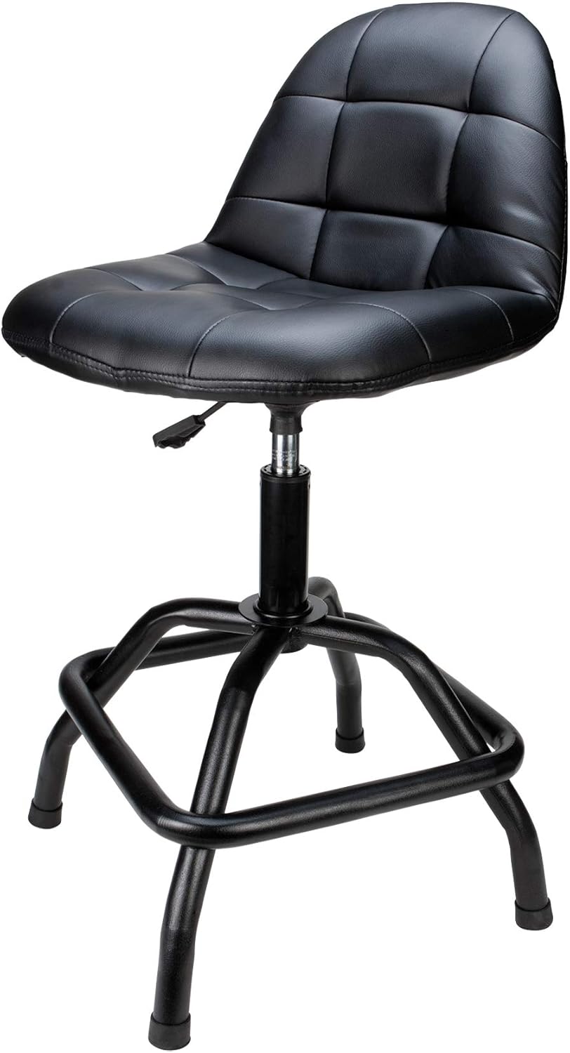 work pro shop adjustable swivel stool
