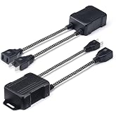 H7 LED Headlight Canbus Decoder Error Free Anti Flicker Harness for Truck | Premium Nylon Braided Cable, Heat-Resistant, Plug N Play, Pack of 2
