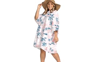 KFUBUO Oversized Beach Cover Up for Women 2023 Towel Poncho Summer Beach Dresses Swimsuit Cover Ups with Pockets
