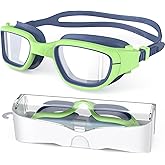 Zeligerstar Kids Swim Goggles,Swimming Goggles for Kids 6-14, Anti-Fog UV Protection Pool Glasses for Boys Girls