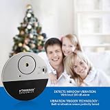 WER Doberman Security Slim 100dB Alarm Vibration Sensor Home Office RV Ultra view 9
