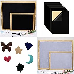 Mesheshe 40PCS Self Adhesive Felt, DIY Self