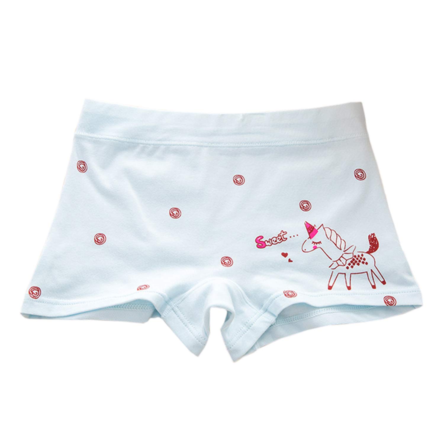 XPXGMT 5 Pack Stripe Lovely Cat Little Girls Boyshorts Knicker Baby