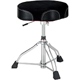 Tama Ergo-Rider Hydraulix Cloth Top - Black