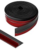Orghtin T-Shaped Silicone Seal Strip, Black Door