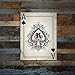 Barnyard Designs Ace of Spades Retro Vintage Metal Tin Bar Sign, Decorative Wall Art Plaque Farmhouse Country Home Decor Signage Accent, 10