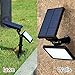 FARSIC 48 LED Solar Lights Spotlight Outdoor Landscape Lighting Waterproof Wall Adjustable Light for Night Security and Lawn Lamp Bright (White Light)