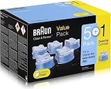 Braun Clean & Renew Refills 5+1 Pack Cartridges for Electric Shaver view 2