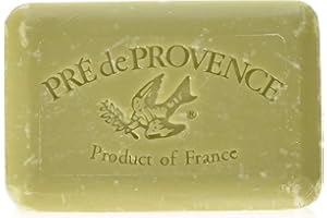 Pre de Provence Artisanal Soap Bar, Enriched with Organic Shea Butter, Natural French Skincare, Quad Milled for Rich Smooth Lather, 12.3 Ounce, Olive Oil & Lavender