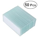 UKCOCO Microscope Blank Slides Square Cover Slips