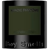 Boy Smells Hinoki Fant&ocirc;me Scented Candles for Men and Women - Soy, Coconut Wax Candle Blend - Aromatic Candles for Home with Japanese Cypress, Jasmine and Smoked Amber