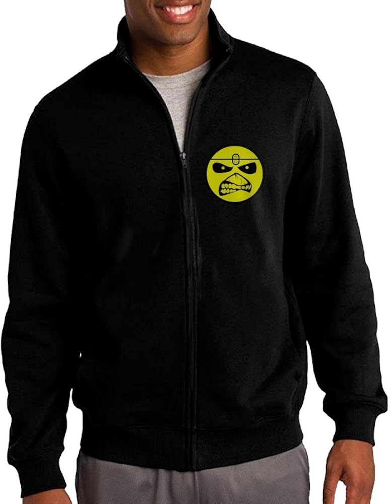 iron maiden zipper hoodie