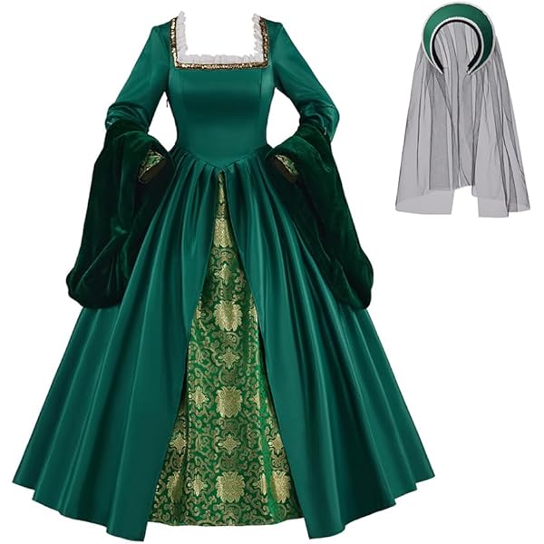 Amazon.com: 1791's lady Women's Victorian Rococo Dress Inspration Maiden  Costume (green, XXXL) : Clothing, Shoes & Jewelry