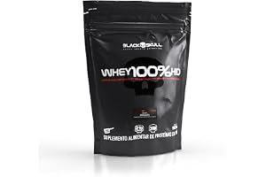 Black Skull Whey 100% HD Refil 900g Suplemento Chocolate