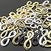 Julie Wang 50pcs Mixed Color Ramdon Antique Alloy Infinity Charms Connector Findings 2482mm